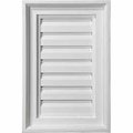 Dwellingdesigns 12 In. W X 20 In. H Vertical Gable Vent Louver, Architecture Functional accents DW2244088
